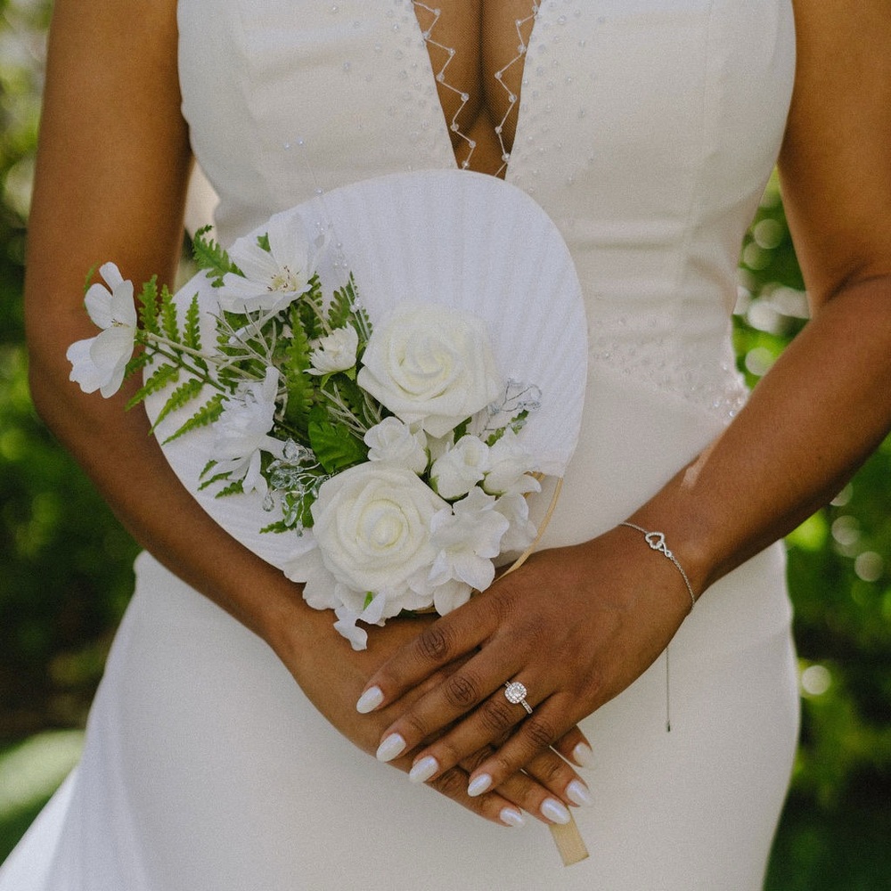 Elegant White Bridal Gown